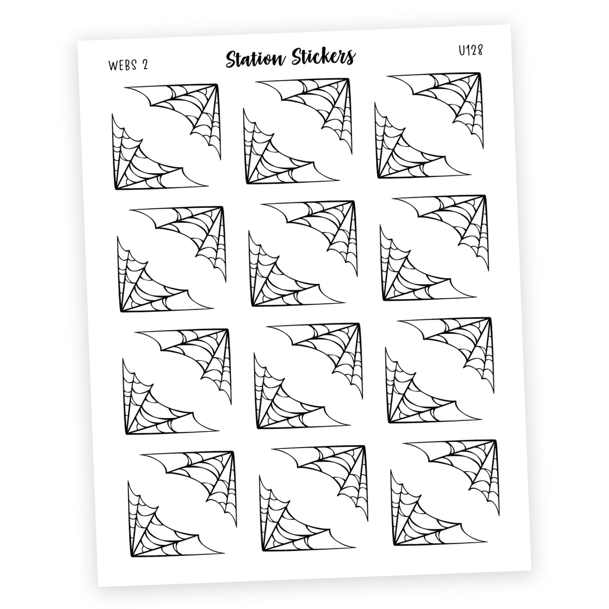 DECO • WEBS 2 - Station Stickers