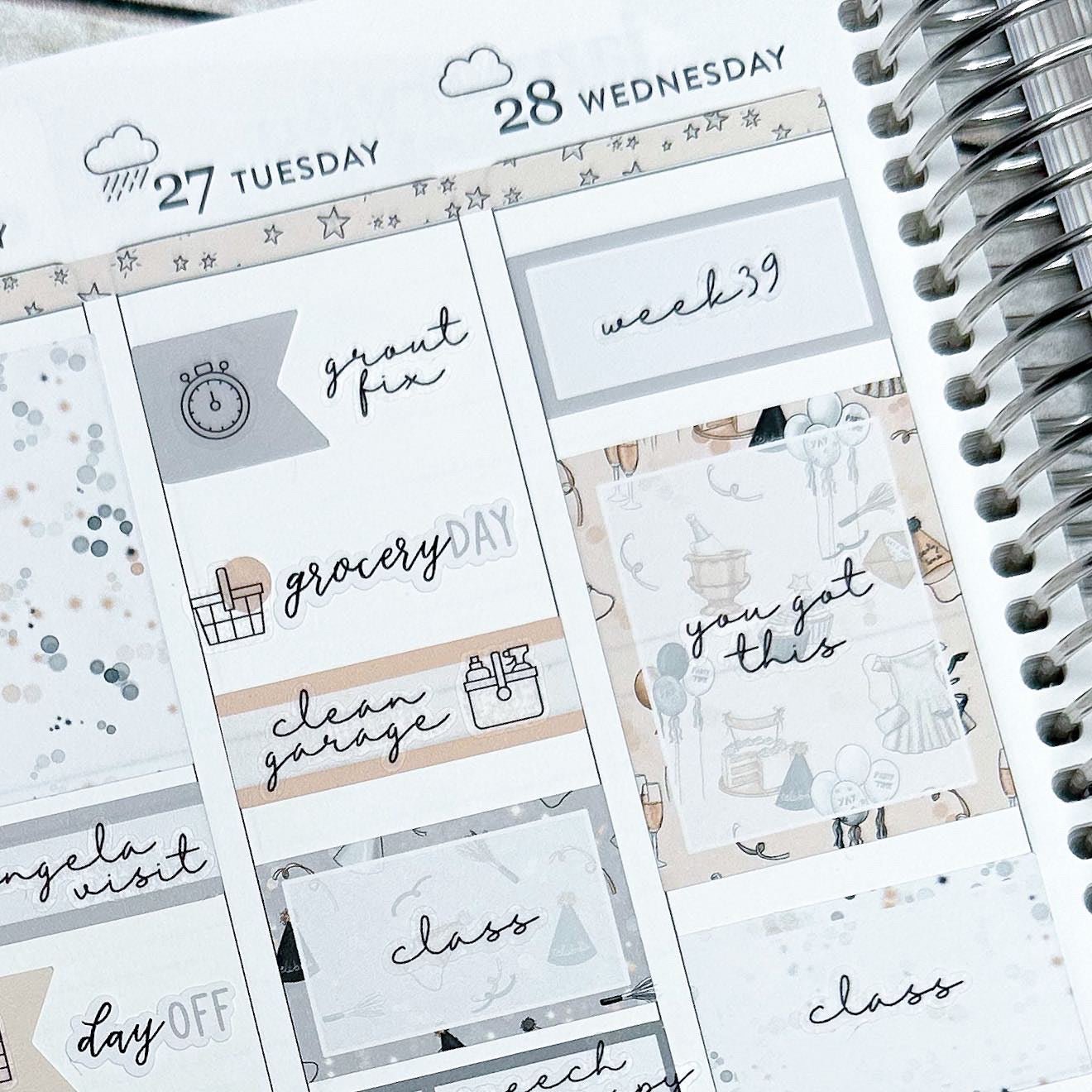 How to plan in my Erin Concern Vertical Lifeplanner - Station Stickers