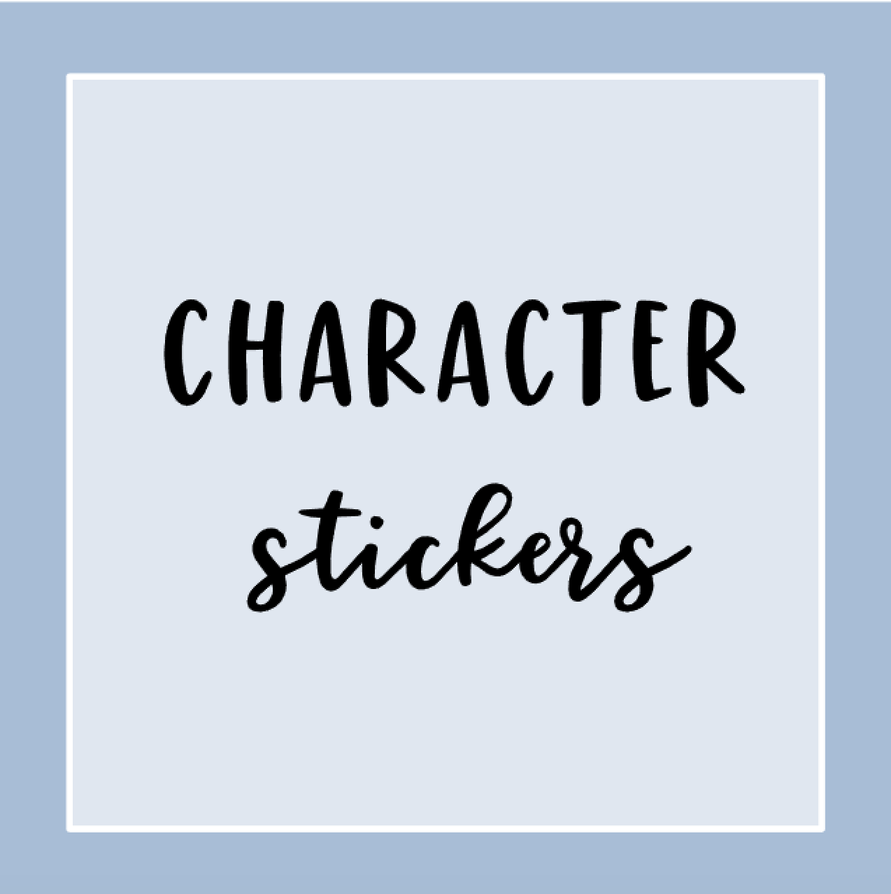 CHARACTER STICKERS