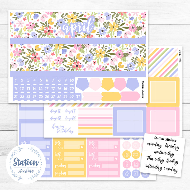 Monthly EC 7X9 Daily Duo  •  Spring Florals