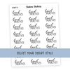 BAND PRACTICE Script Stickers