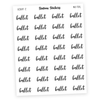 BALLET Script Stickers