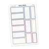 A5 AGENDA 2 HOUR • PASTEL - Station Stickers