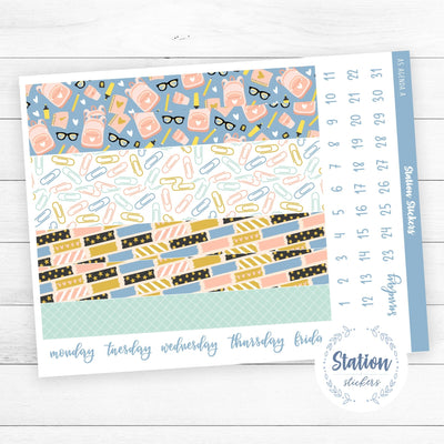 A5 DAILY DUO • KIT 108 - Station Stickers