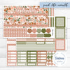 A5 EC Monthly Boho Florals - Station Stickers