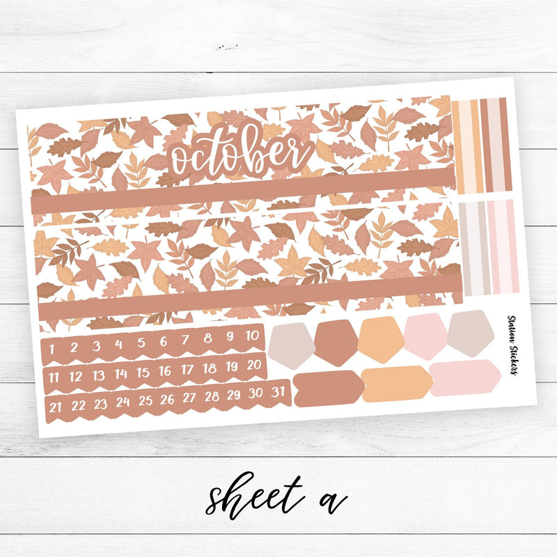 A5 PLANNER • AUTUMN - Station Stickers