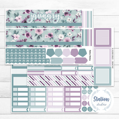 A5 PLANNER • SNOWFLAKE - Station Stickers