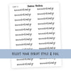 ANNIVERSARY Script Stickers