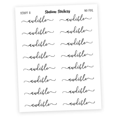 AUDIBLE Stickers