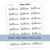 BALLROOM • Script Stickers - Station Stickers