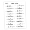 BANK RUN • Script Stickers - Station Stickers