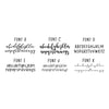 BIBLE STUDY Script Stickers - Station Stickers