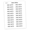 BINGE WATCH • Script Stickers - Station Stickers