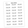 CHILL DAY • Script Stickers - Station Stickers