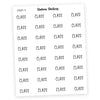 Class Script Stickers - Station Stickers