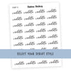 CUDDLE • Script Stickers
