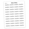 DEADLINE • Script Stickers - Station Stickers