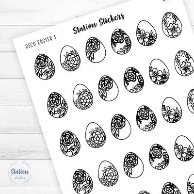 DECO • EASTER 1 - Station Stickers