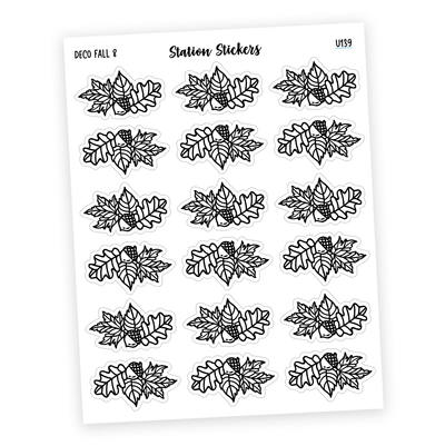 DECO • FALL 8 - Station Stickers