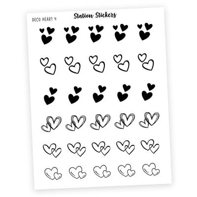DECO • HEART 4 - Station Stickers