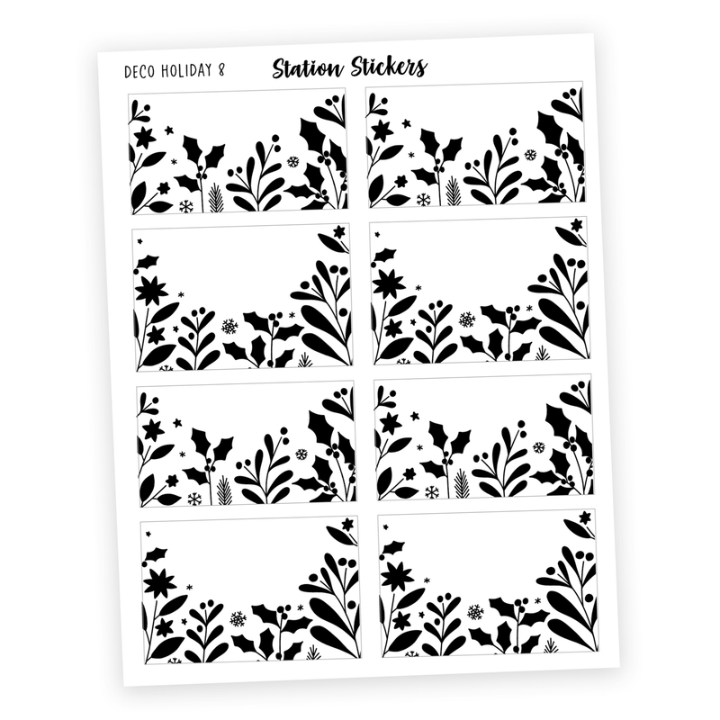 DECO • HOLIDAY 8 - Station Stickers