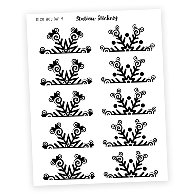DECO • HOLIDAY 9 - Station Stickers