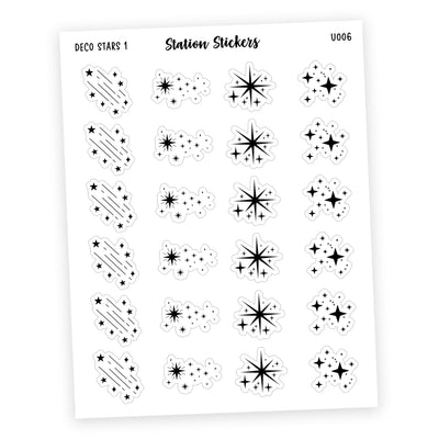DECO • STARS 1 - Station Stickers