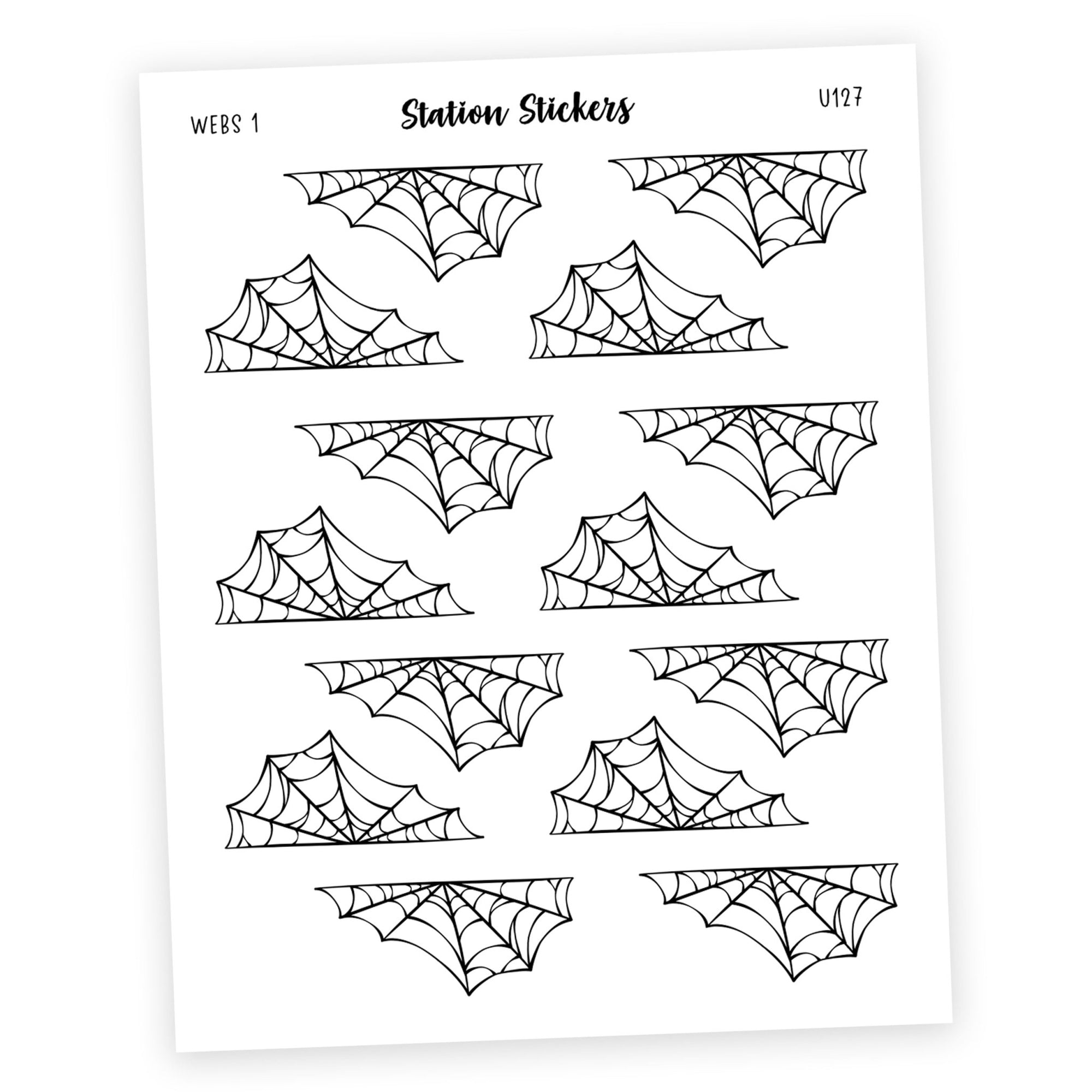 DECO • WEBS 1 - Station Stickers