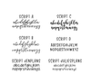DENTAL APPT • Script Stickers