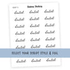 DENTIST • Script Stickers [COMING 11/20] - Station Stickers