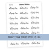 DETOX TEA • Script Stickers - Station Stickers