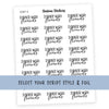 DINNER WITH FRIENDS • Script Stickers - Station Stickers