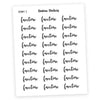 FACETIME • Script Stickers - Station Stickers