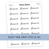 Finances • Script Stickers - Station Stickers
