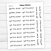 Get This Done! Script Stickers - Station Stickers