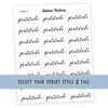 GRATITUDE • Script Stickers - Station Stickers