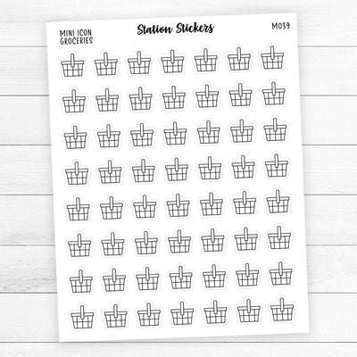 Groceries Icon Stickers