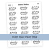 Grocery Delivery • Script Stickers - Station Stickers