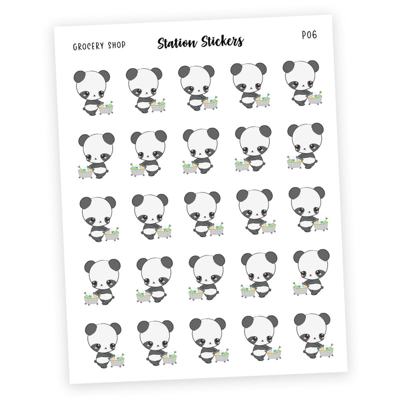 GROCERY SHOP • PANDA - Station Stickers