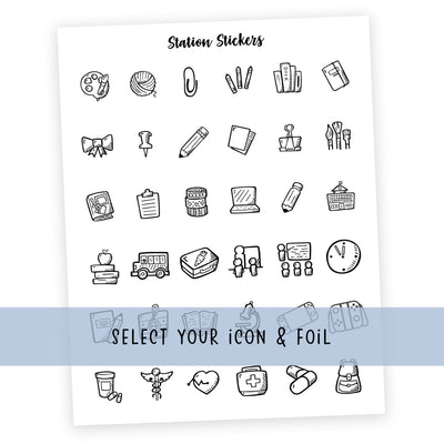 GROUP 1 • ICONS - Station Stickers