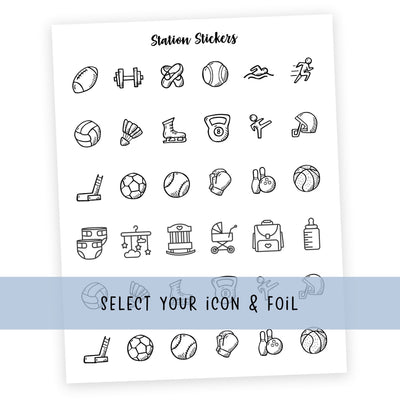 GROUP 4 • ICONS - Station Stickers