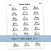HOA Payment • Script Stickers - Station Stickers