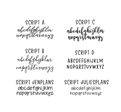 HOMESCHOOL • Script Stickers