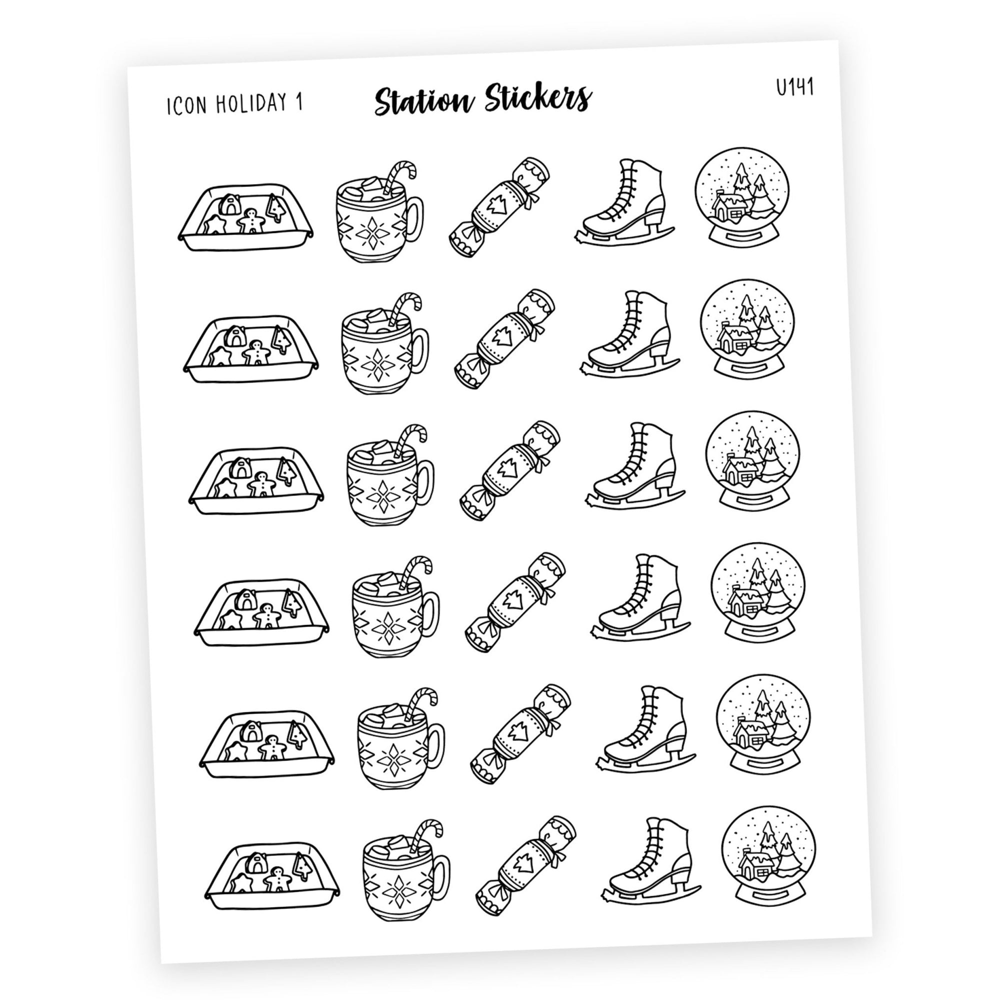 ICONS • HOLIDAY 1 - Station Stickers