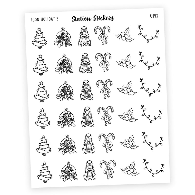 ICONS • HOLIDAY 3 - Station Stickers
