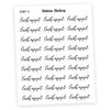 Lash Appt • Script Stickers - Station Stickers