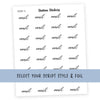 Mail • Script Stickers - Station Stickers