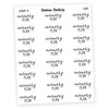Memory Plan • Script Stickers - Station Stickers