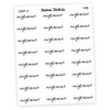 Migraine • Script Stickers - Station Stickers