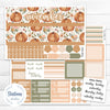 MONTHLY EC 7X9 DAILY DUO • PUMPKIN - Station Stickers